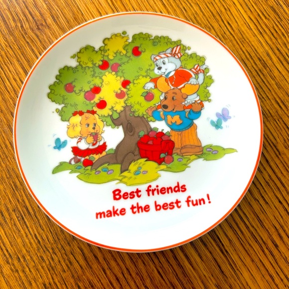 Plate Get Along Gang vintage porcelain 6 1/2” lasting memories - Picture 1 of 4